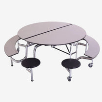 Mobile Round Stool and Bench Cafeteria Tables by Treejar | Souqify