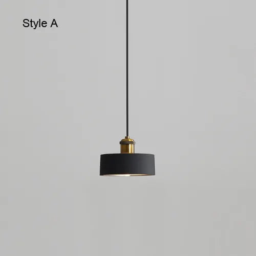 Modern Chandelier E27 Black White Minimalist Dining Table Bar Table Lamp Industrial Style Lamps Bedroom Bedside Small Chandelier by Zhongsan | Souqify
