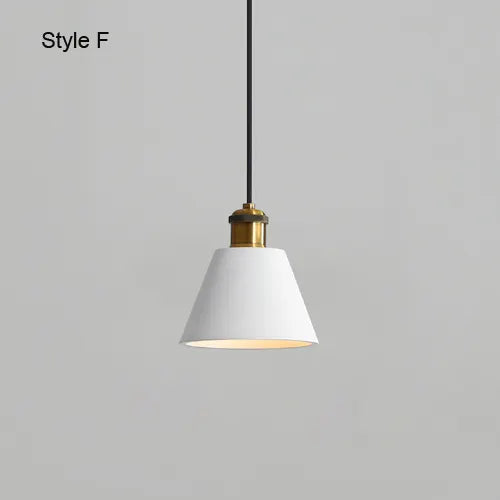 Modern Chandelier E27 Black White Minimalist Dining Table Bar Table Lamp Industrial Style Lamps Bedroom Bedside Small Chandelier by Zhongsan | Souqify