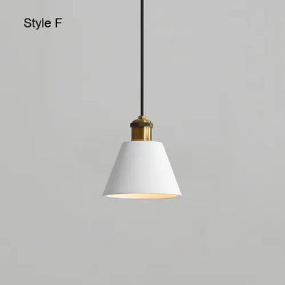 Modern Chandelier E27 Black White Minimalist Dining Table Bar Table Lamp Industrial Style Lamps Bedroom Bedside Small Chandelier by Zhongsan | Souqify
