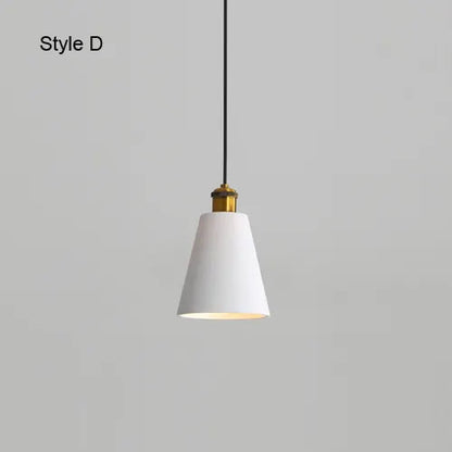 Modern Chandelier E27 Black White Minimalist Dining Table Bar Table Lamp Industrial Style Lamps Bedroom Bedside Small Chandelier by Zhongsan | Souqify