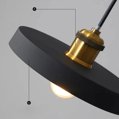 Modern Chandelier E27 Black White Minimalist Dining Table Bar Table Lamp Industrial Style Lamps Bedroom Bedside Small Chandelier by Zhongsan | Souqify
