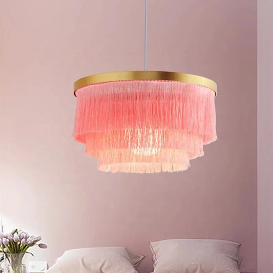 Modern Chandelier Lighting Dining room Bar Kitchen fringe lamp suspension Decoration Pendant Light Creative led pendant lights by Zhongsan | Souqify