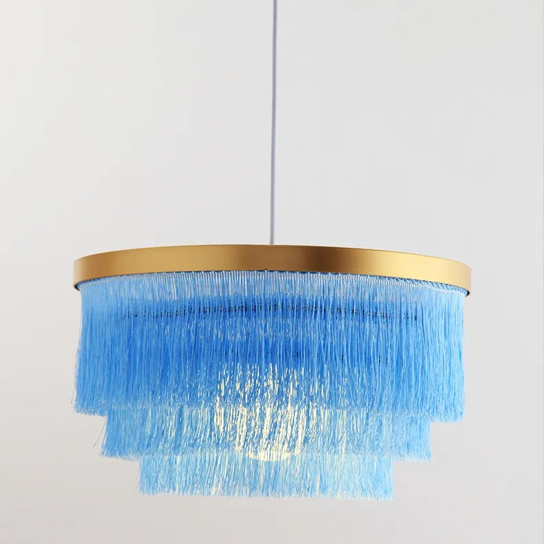 Modern Chandelier Lighting Dining room Bar Kitchen fringe lamp suspension Decoration Pendant Light Creative led pendant lights by Zhongsan | Souqify