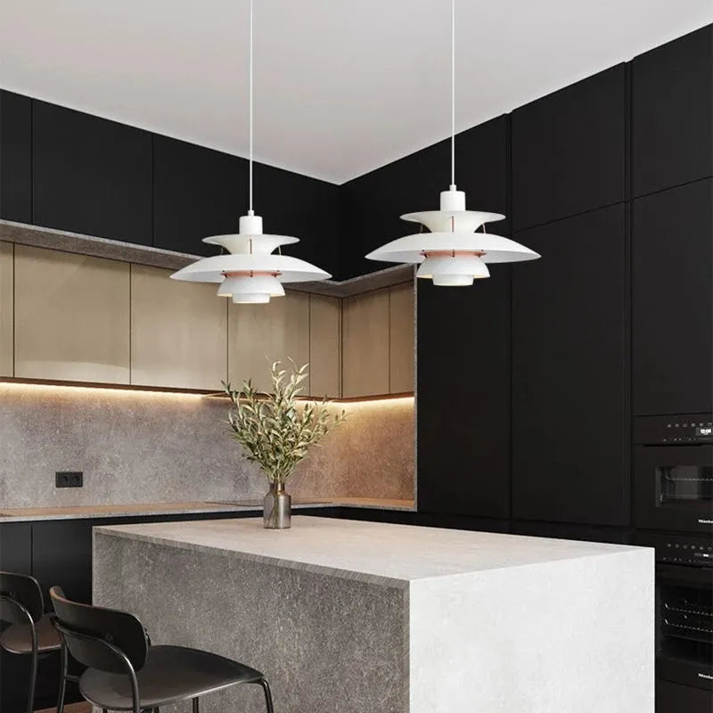 Modern design Pendant Light Colorful Umbrella shape Led Suspend lamp for Living room Parlor Foyer Lustres Lampadario Luminaire by Zhongsan | Souqify