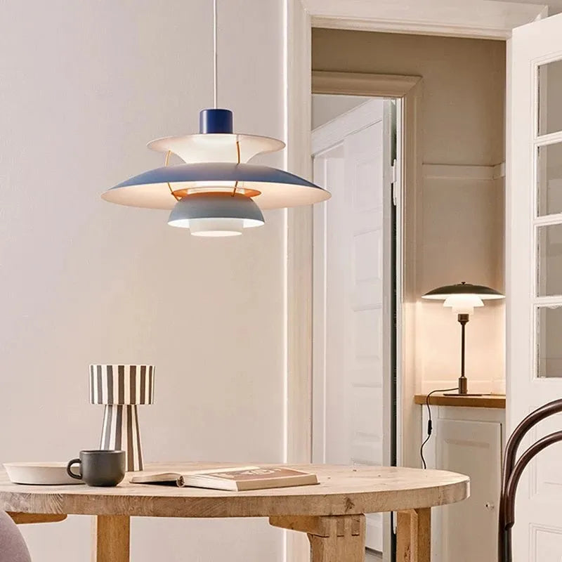 Modern design Pendant Light Colorful Umbrella shape Led Suspend lamp for Living room Parlor Foyer Lustres Lampadario Luminaire by Zhongsan | Souqify