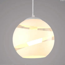 Modern Glass Round Ball Pendant Lights E27 LED Suspension Luminaire Designer Minimalist Loft Lights Casual Living Room Lamps by Zhongsan | Souqify