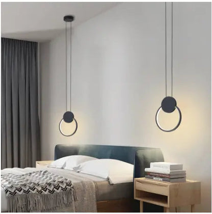 Modern hanging LED Pendant Lamp 12W Aluminum Fixtures Pendant lights for Kitchen Restaurant Bar living room bedroom AC85-265V by Zhongsan | Souqify