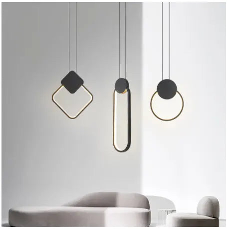 Modern hanging LED Pendant Lamp 12W Aluminum Fixtures Pendant lights for Kitchen Restaurant Bar living room bedroom AC85-265V by Zhongsan | Souqify