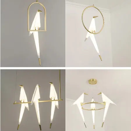 Modern LED Bird Wall Lamp Bedside Light Wall Lamps For Loft Bedroom Study Foyer Dining Room Indoor Lighting Sconce Fixture by Zhongsan | Souqify