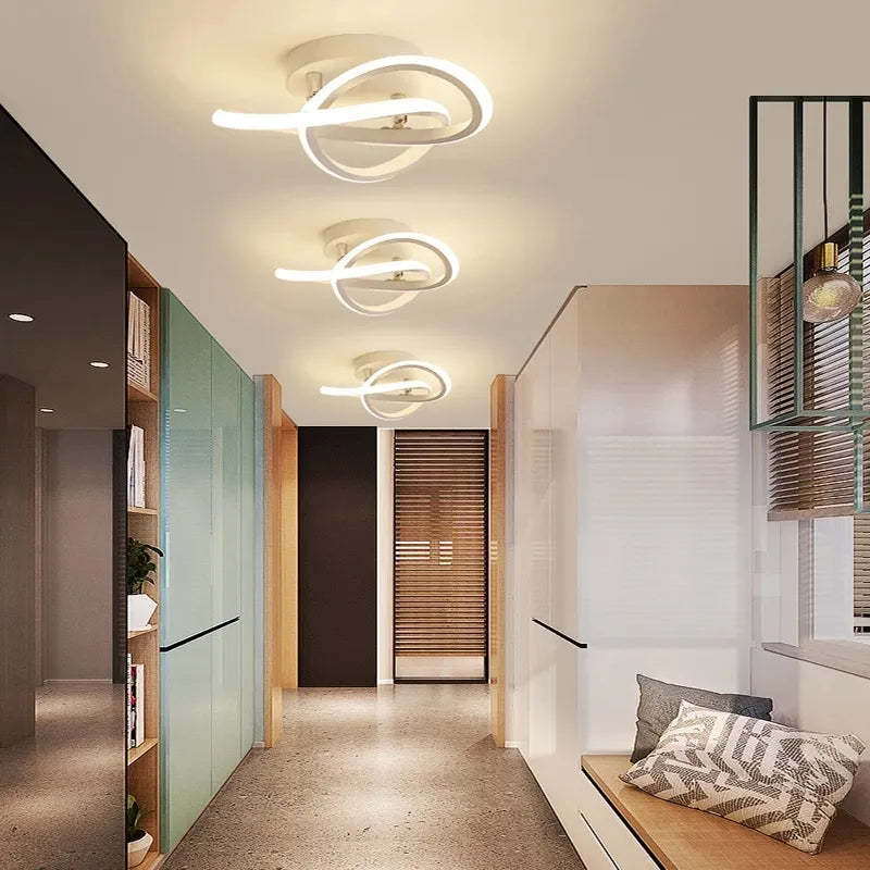 Modern LED Ceiling Light Minimalist Balcony Aisle Lamp Home Foyer Corridor Channel Ceiling Lamp Nordic Kitchen Ceiling Lights by Zhongsan | Souqify