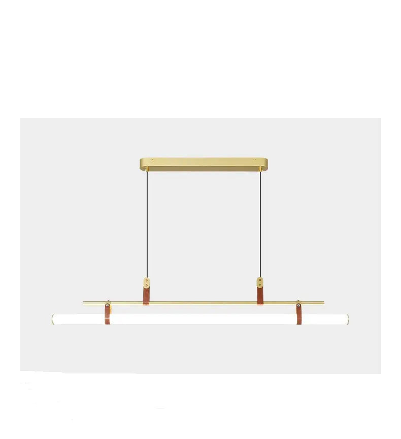Modern LED Pendant Light Horizontal Long Bar Dining Room Kitchen Suspension Light Office Workbench Ceiling Hanging Lamp by Zhongsan | Souqify