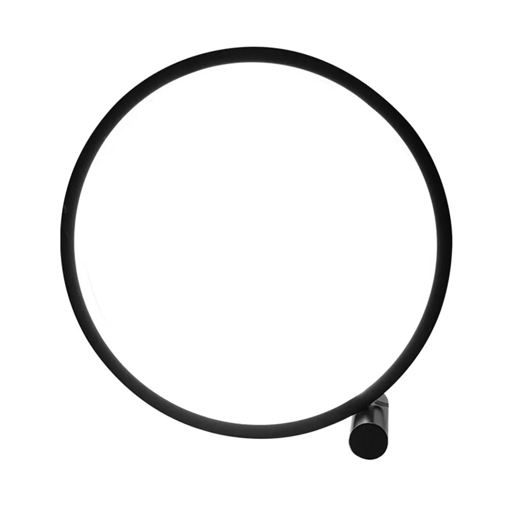 Modern LED Table Lamp Bedroom Circular Desk Lamps For Living Room Black/White Dimmable Bedside Lamp Round Night Light Decoration by Zhongsan | Souqify