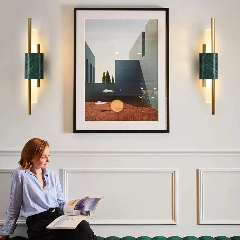 Modern Led Wall Lamp Nordic Sconces Lighting Fixtures Living Bedroom Bedside Kitchen Indoor Decor Minimalist Luminaire Lights by Zhongsan | Souqify