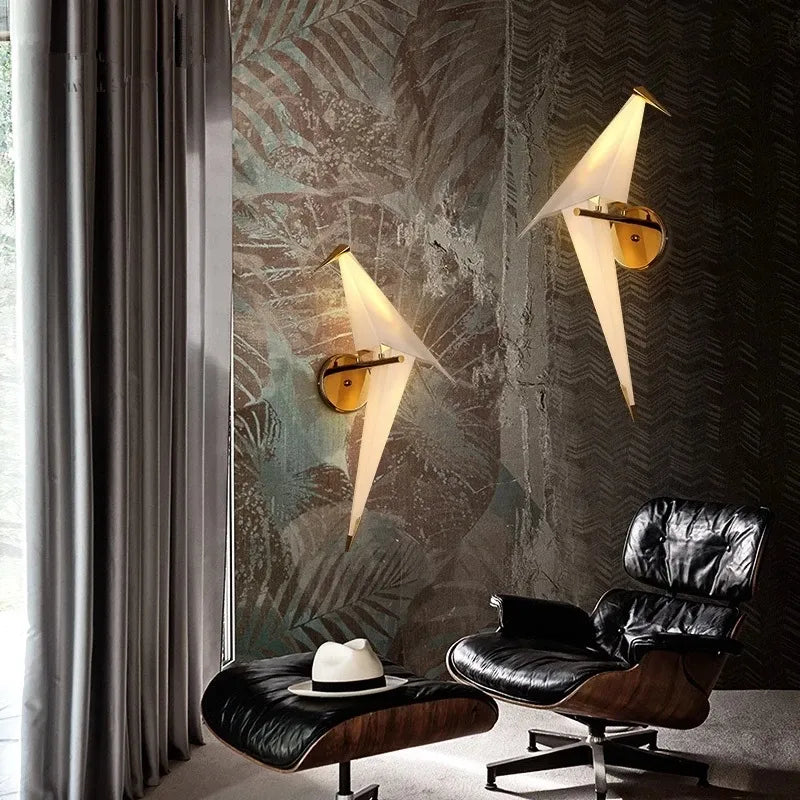 Modern LED wall lamp novelty minimalist living room aisle wall lamp Nordic lighting personality bedroom bedside wall lamp by Zhongsan | Souqify