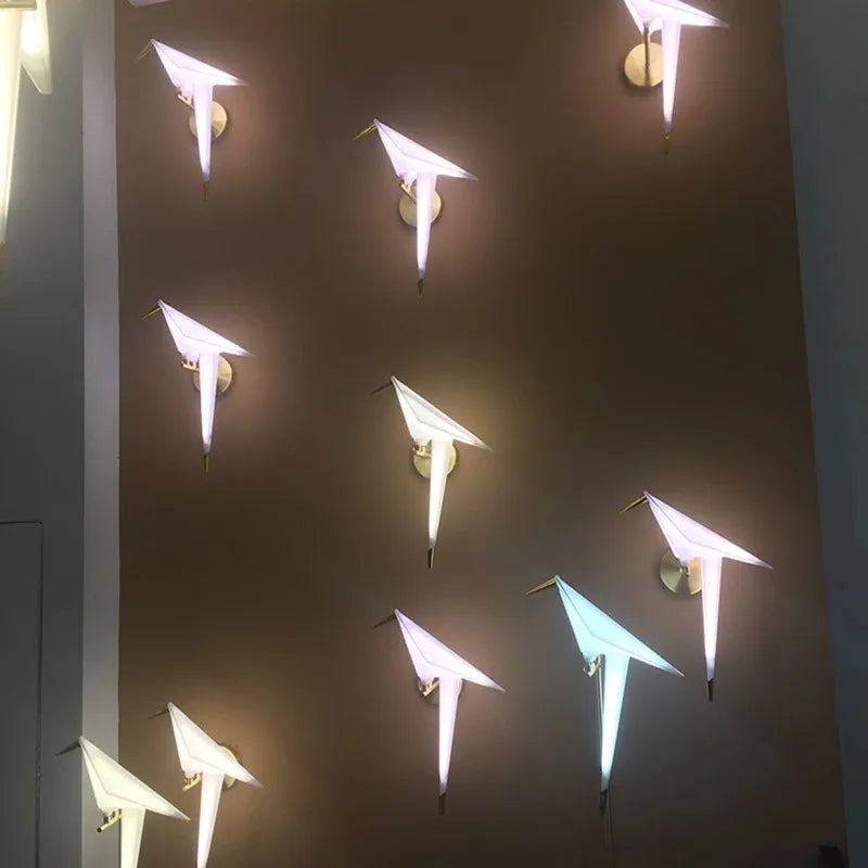 Modern LED wall lamp novelty minimalist living room aisle wall lamp Nordic lighting personality bedroom bedside wall lamp by Zhongsan | Souqify