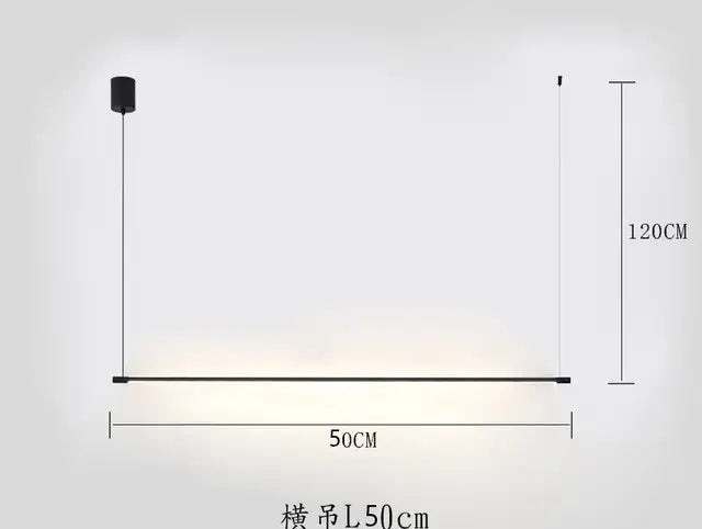 Modern Minimalist Line Pendant lights LED table lamp Nordic Living Room Background Wall lamp Bedroom Bedside Floor Lamp Fixtures by Zhongsan | Souqify