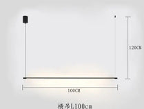 Modern Minimalist Line Pendant lights LED table lamp Nordic Living Room Background Wall lamp Bedroom Bedside Floor Lamp Fixtures by Zhongsan | Souqify