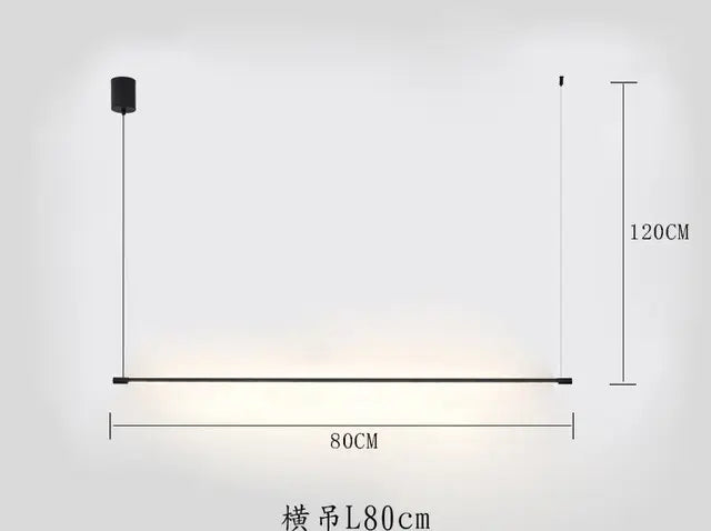 Modern Minimalist Line Pendant lights LED table lamp Nordic Living Room Background Wall lamp Bedroom Bedside Floor Lamp Fixtures by Zhongsan | Souqify