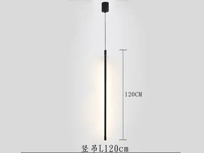 Modern Minimalist Line Pendant lights LED table lamp Nordic Living Room Background Wall lamp Bedroom Bedside Floor Lamp Fixtures by Zhongsan | Souqify