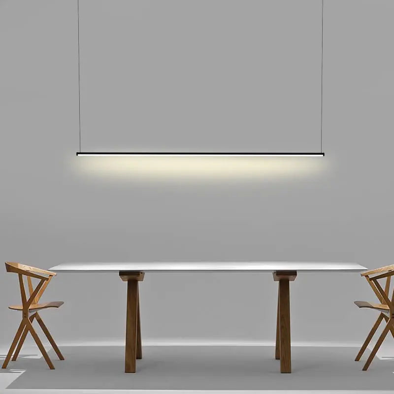 Modern Minimalist Line Pendant lights LED table lamp Nordic Living Room Background Wall lamp Bedroom Bedside Floor Lamp Fixtures by Zhongsan | Souqify