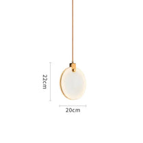 Modern Nordic luminaria creative Resin LED Pendant Lights marble small decoration pendant lamp cafe clothing store bar by Zhongsan | Souqify