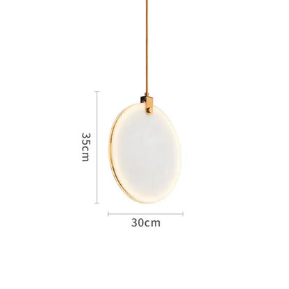 Modern Nordic luminaria creative Resin LED Pendant Lights marble small decoration pendant lamp cafe clothing store bar by Zhongsan | Souqify