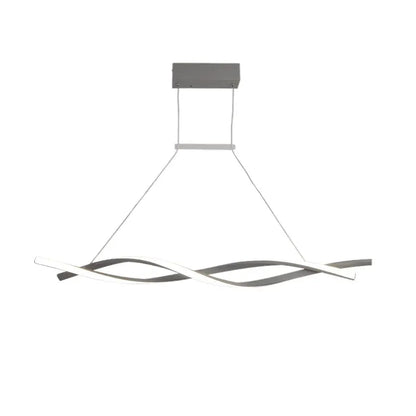 Modern Pendant Light for Kitchen Bar suspension 110V 220V Aluminum Wave Avize Lustre Pendant Lamp for Dining room Office by Zhongsan | Souqify