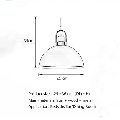 Modern Pendant Lights Nordic Light Iron Colorful Led Hanging Lamp Restaurant Coffee Bedroom E27 Led Light by Zhongsan | Souqify