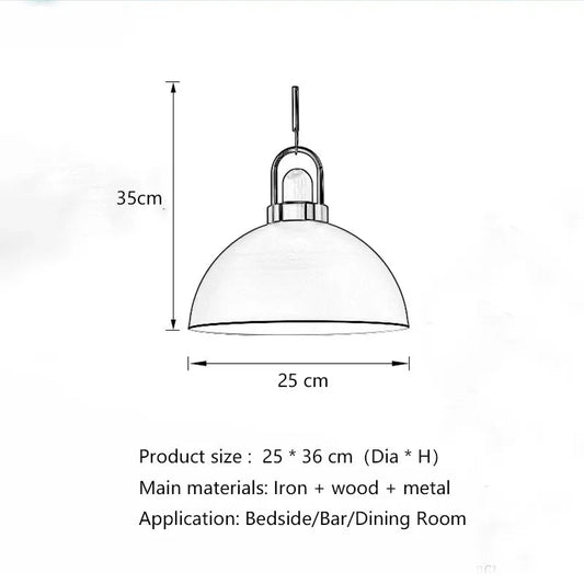 Modern Pendant Lights Nordic Light Iron Colorful Led Hanging Lamp Restaurant Coffee Bedroom E27 Led Light by Zhongsan | Souqify