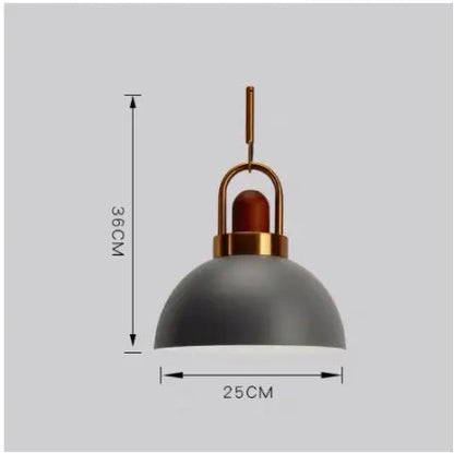 Modern Pendant Lights Nordic Light Iron Colorful Led Hanging Lamp Restaurant Coffee Bedroom E27 Led Light by Zhongsan | Souqify