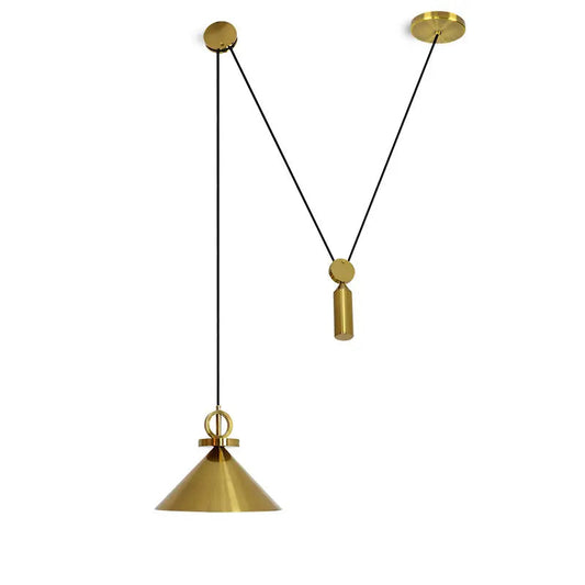 Modern Pulley DIY Combine Metal Pendant lights Kitchen Adjustable Italian Designer Dinning Room Decor LED Pendant Light by Zhongsan | Souqify