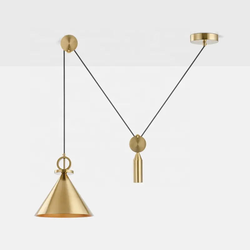 Modern Pulley DIY Combine Metal Pendant lights Kitchen Adjustable Italian Designer Dinning Room Decor LED Pendant Light by Zhongsan | Souqify