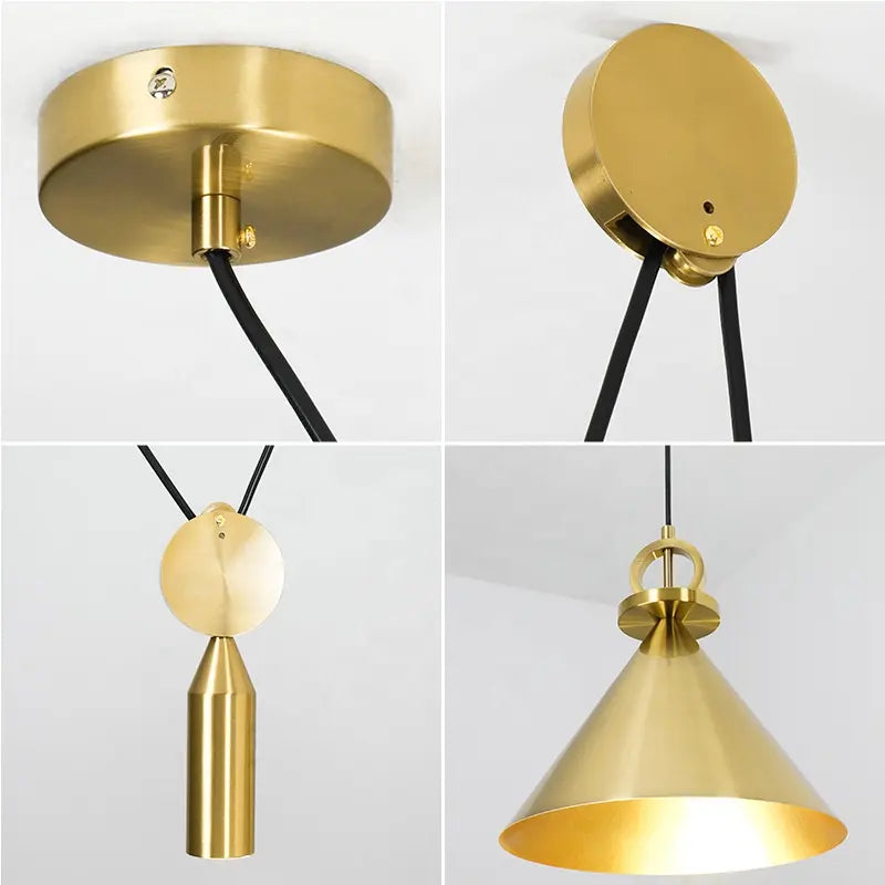 Modern Pulley DIY Combine Metal Pendant lights Kitchen Adjustable Italian Designer Dinning Room Decor LED Pendant Light by Zhongsan | Souqify