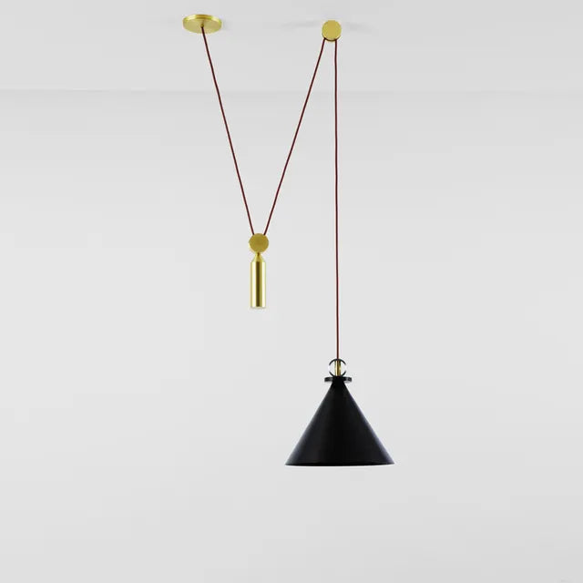 Modern Pulley DIY Combine Metal Pendant lights Kitchen Adjustable Italian Designer Dinning Room Decor LED Pendant Light by Zhongsan | Souqify