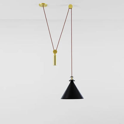 Modern Pulley DIY Combine Metal Pendant lights Kitchen Adjustable Italian Designer Dinning Room Decor LED Pendant Light by Zhongsan | Souqify