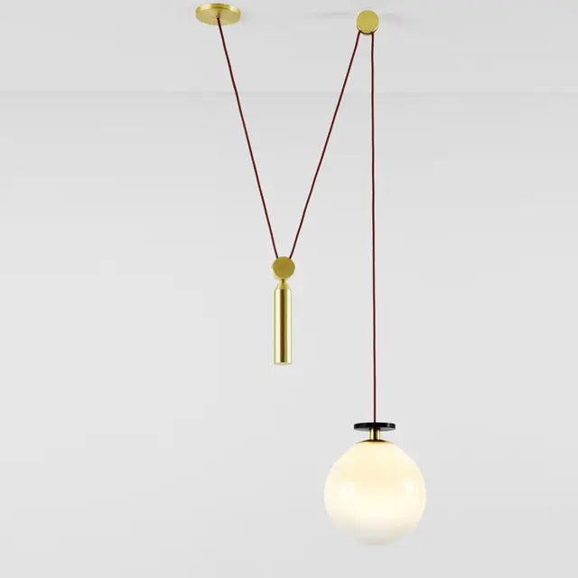 Modern Pulley DIY Combine Metal Pendant lights Kitchen Adjustable Italian Designer Dinning Room Decor LED Pendant Light by Zhongsan | Souqify