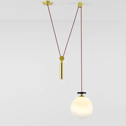 Modern Pulley DIY Combine Metal Pendant lights Kitchen Adjustable Italian Designer Dinning Room Decor LED Pendant Light by Zhongsan | Souqify