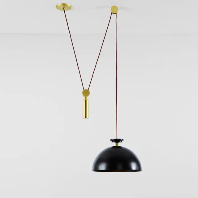 Modern Pulley DIY Combine Metal Pendant lights Kitchen Adjustable Italian Designer Dinning Room Decor LED Pendant Light by Zhongsan | Souqify