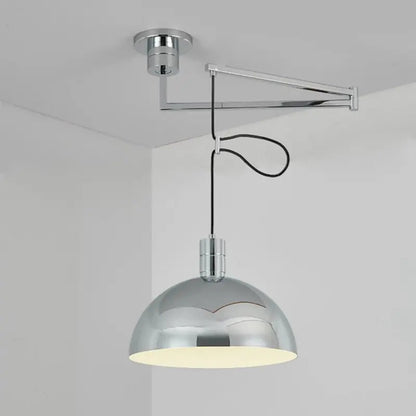 Modern simple Bauhaus pendant lamp Nordic chrome black white Living dining room bedroom adjustable arm creative hanging light by Zhongsan | Souqify