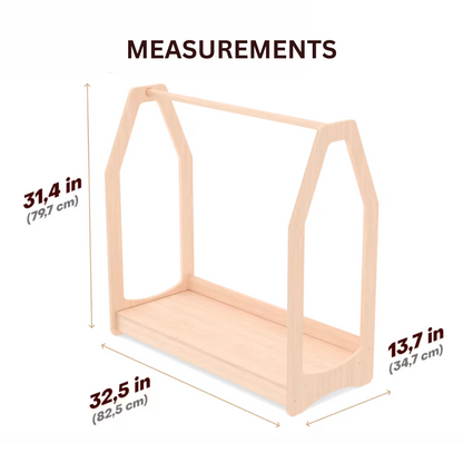 Montessori Kids Clothing Rack: Organize with Style by Home Decor | Souqify