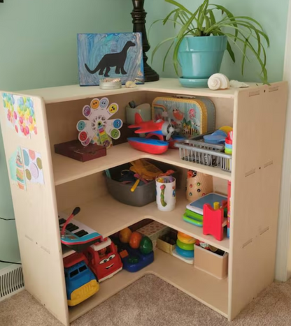 Montessori Toy Shelf Toddler Corner Toy Shelf by Home Decor | Souqify