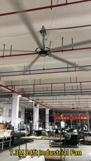 Move-Point Factory Original PMSM 24ft (7.3m) 1.3KW high cfm ceiling fan 6000 cfm fan long blade ceiling fan by MPFANS | Souqify