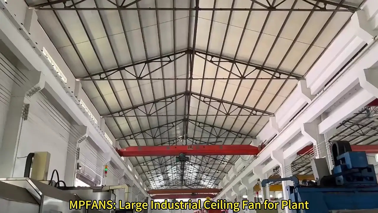Move-Point High Quality 3 Years Warranty Pmsm 1.3Kw 7.2M Fans Industrial Large Ceiling Hvls Bldc Fan by MPFANS | Souqify