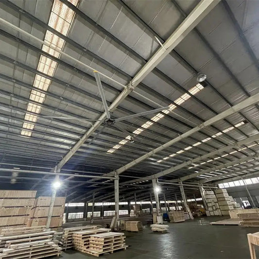 Move-Point High Quality 3 Years Warranty Pmsm 1.3Kw 7.2M Fans Industrial Large Ceiling Hvls Bldc Fan by MPFANS | Souqify