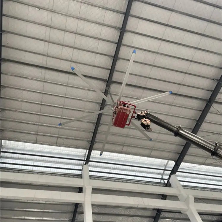 MPFANS Factory High Quality 56 Inch Best Hvls White Ceiling Fans 20FT Price by MPFANS | Souqify