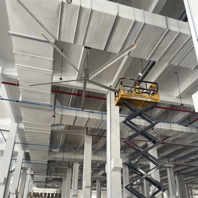 MPFANS Factory private label PMSM 24ft (7.3m) huge fans for sale industrial fan large huge industrial ceiling fan by MPFANS | Souqify