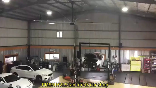 MPFANS Guangdong Factory PMSM 0.4-1.3KW 10ft hvls fan 14ft hvls fan pmsm hvls fan for warehouse by MPFANS | Souqify