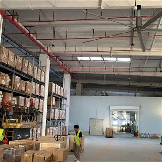 Mpfans New Design Big Fans With Hmi Controller Low Noise Industrial Large Ceiling 15Ft Giant Hvls Fan by MPFANS | Souqify