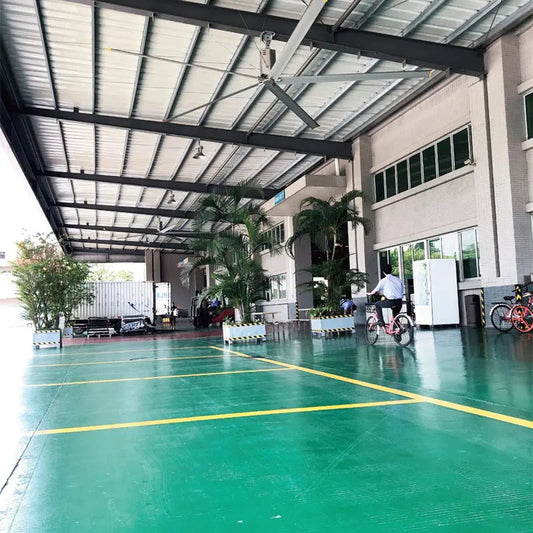 MPFANS Private Label Gearmotor-Lenze 24FT/7.3M 1.5KW large fan ceiling large fan industrial industrial large fan by MPFANS | Souqify